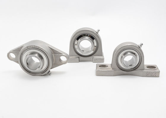 무거운 하중 2 홀 봉인한 필로형 블럭 베어링 440c 모든 스테인레스가 SUCP310을 단단하게 합니다